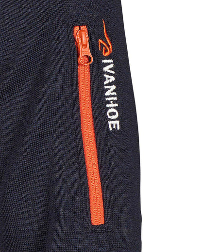 Ivanhoe Knitted in Sweden - Hadar FZ WB | wollen windbreaker vest