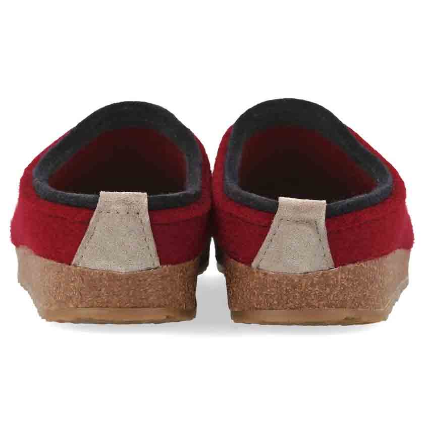 Haflinger - Grizzly Kris | vilt pantoffel met rubber zool