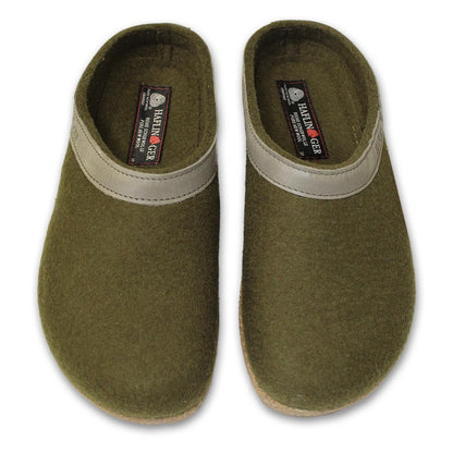 Haflinger - Grizzly Torben | Slip-on slipper with cork sole