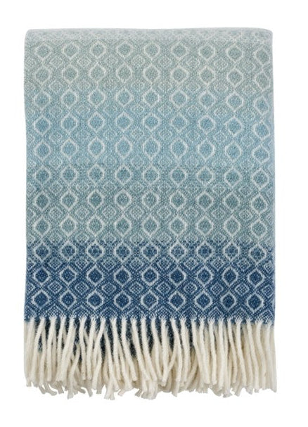 Klippan - Havanna | plaid van lamswol Aqua multi 130x200 cm.