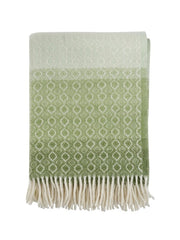 Klippan - Havanna | plaid van lamswol Green multi 130x200 cm.