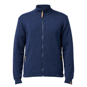 Ivanhoe Knitted in Sweden - Helmer FZ | wollen herenvest met rits
