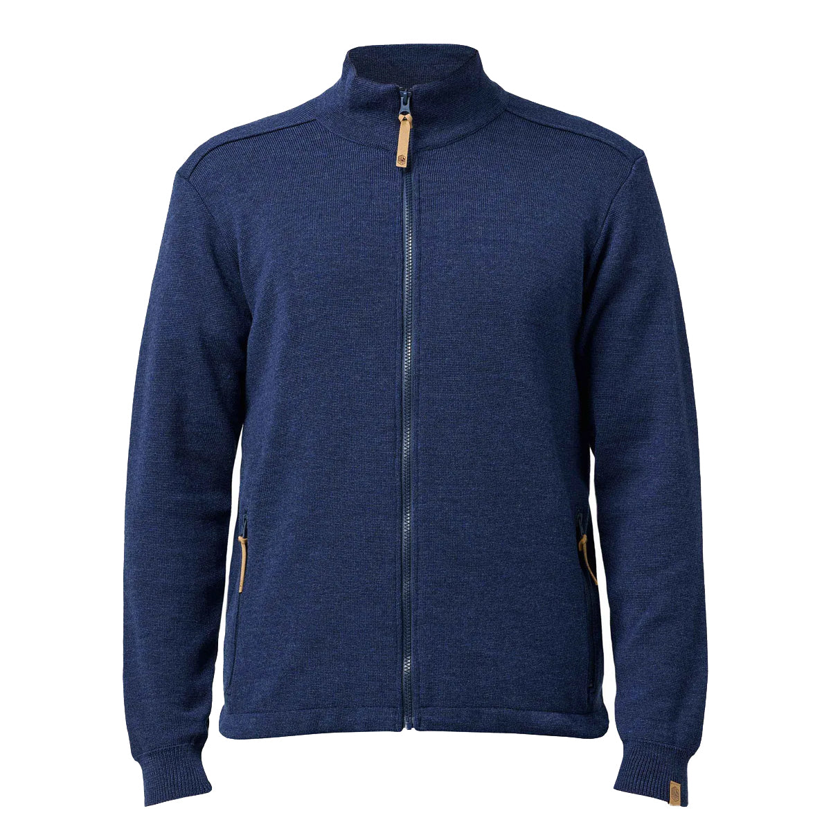 Ivanhoe Knitted in Sweden - Helmer FZ | wollen herenvest met rits