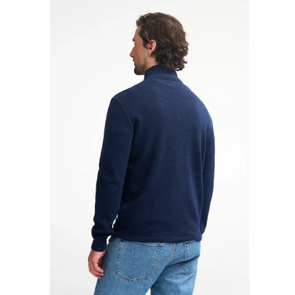 Ivanhoe Knitted in Sweden - Helmer FZ | wollen herenvest met rits