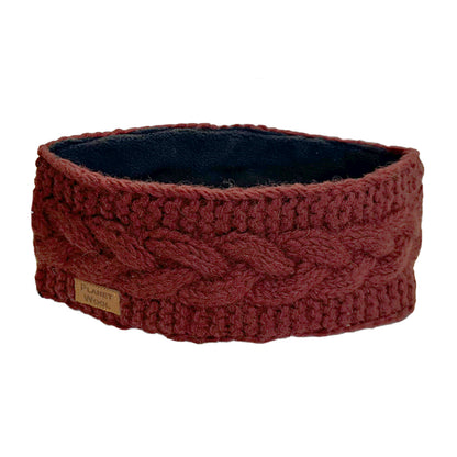 Planet wool - Headband cable | hoofdband van wol