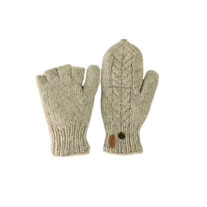 Erin Knitwear - Aran Cable Hunter gloves | handschoenen van wol