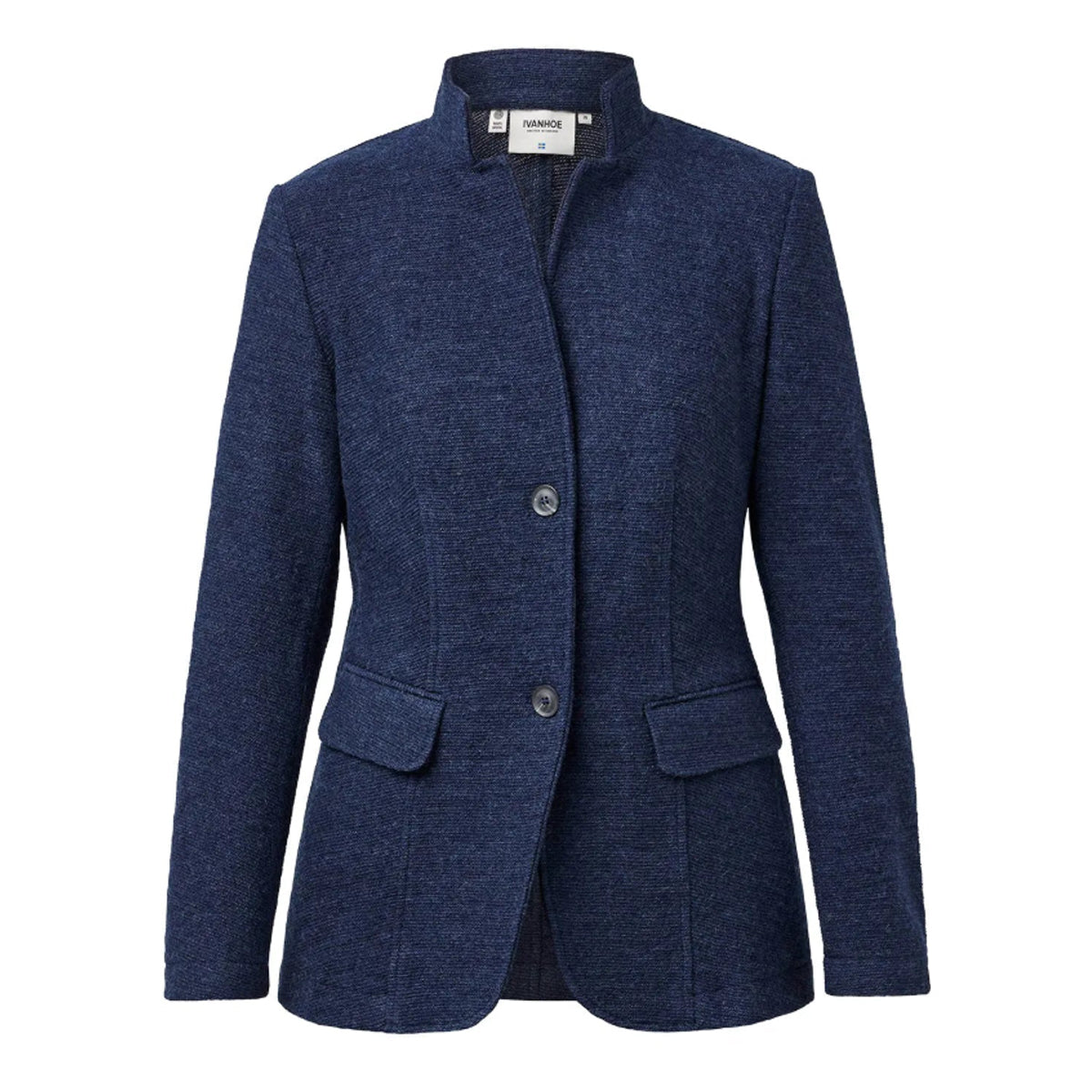 Ivanhoe Knitted in Sweden - GY Hyltan | wollen damesjas Light navy