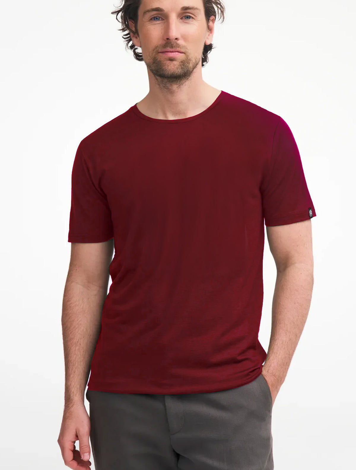 Ivanhoe Knitted in Sweden - UW Ceasar | heren t-shirt van merinowol