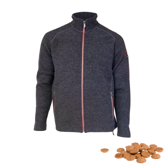 Ivanhoe of Sweden - Danny FZ | wollen herenvest met rits