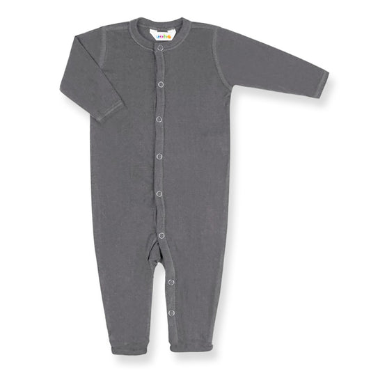 Joha - Jumpsuit with button closure | woolen playsuit