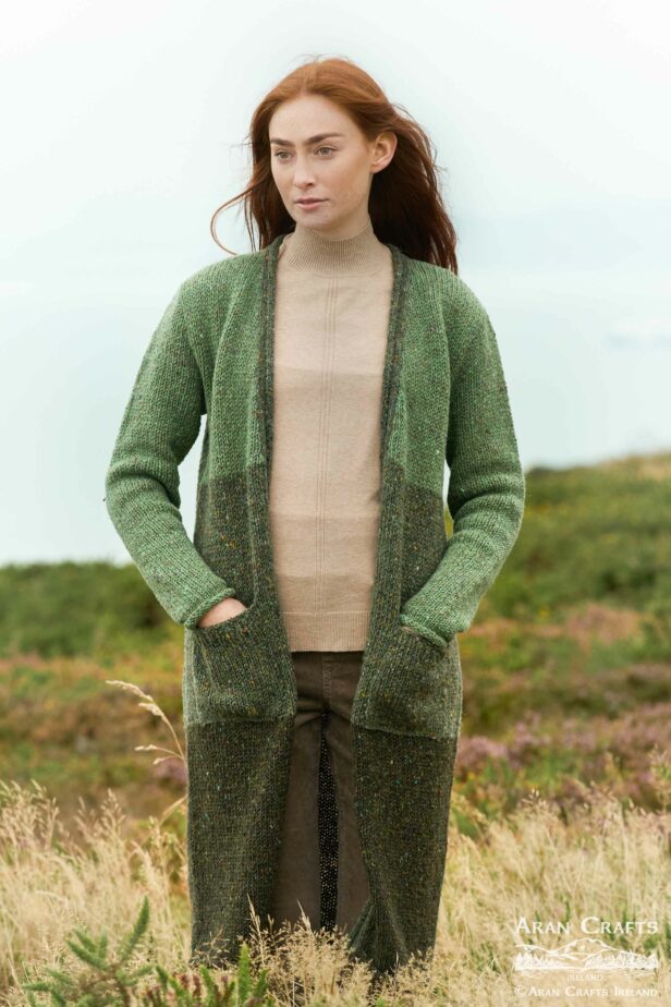 West End - K5563 | lang wollen damesvest
