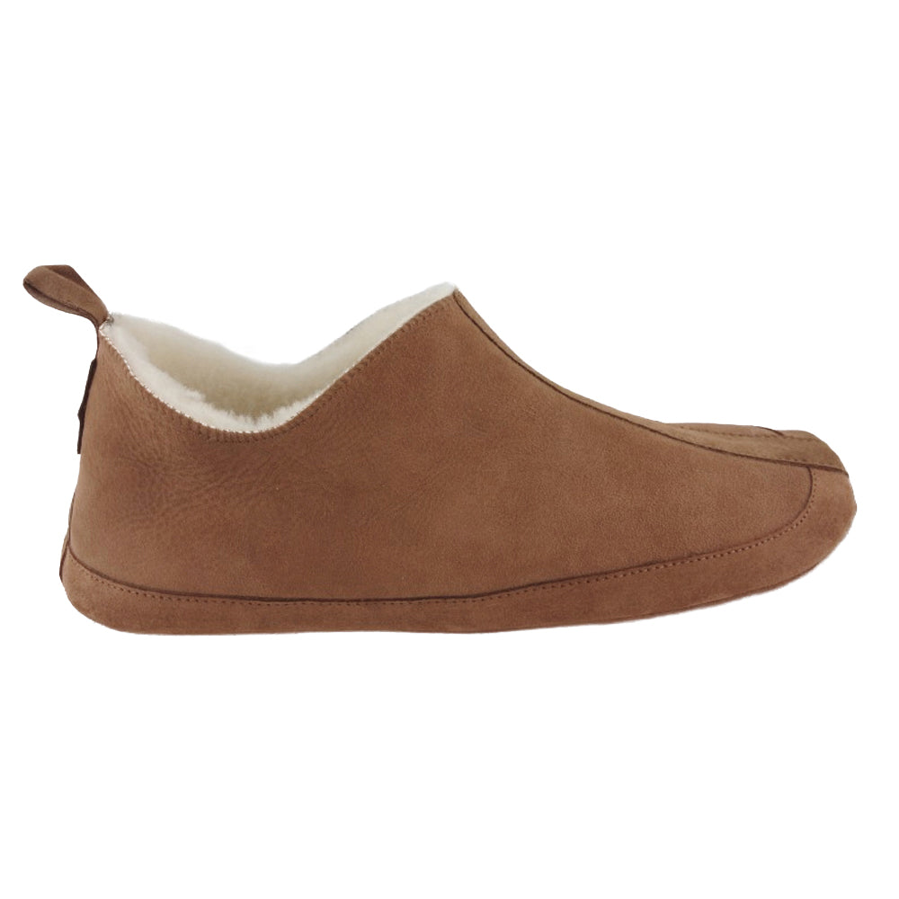 Texelana Muy | kinderpantoffel van schapenvacht Cognac