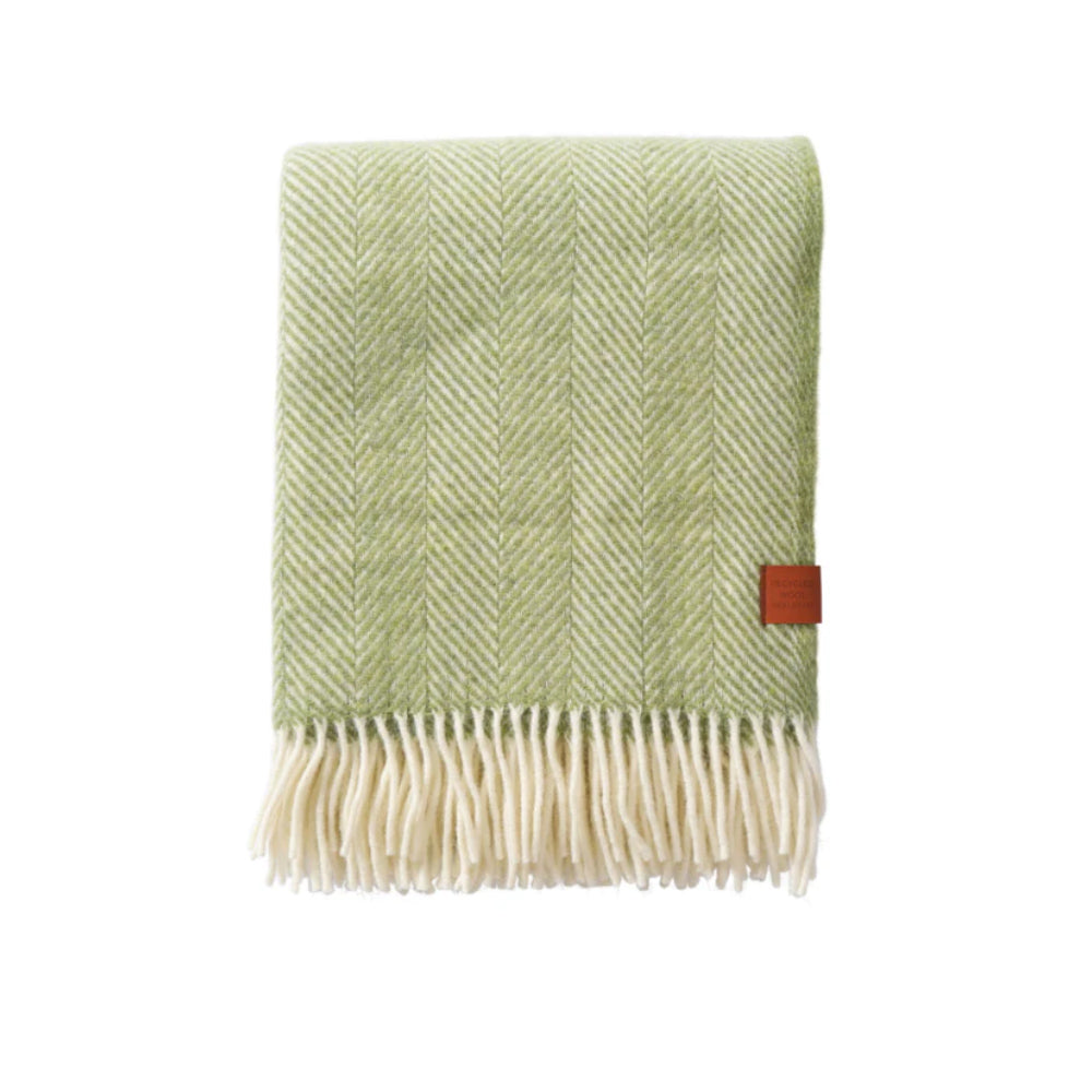 Klippan - Herringbone | plaid met gerecyclede wol