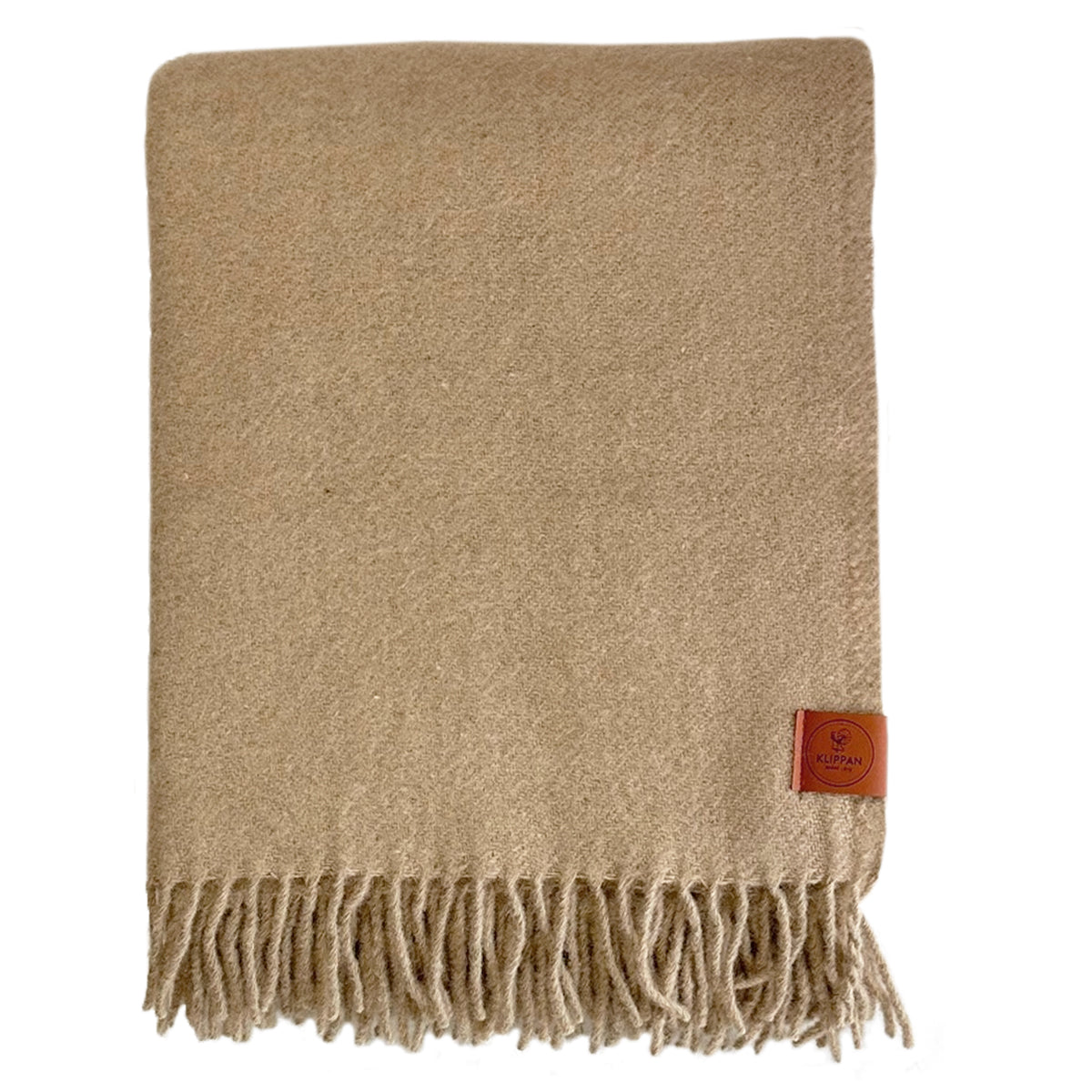 Klippan - True | wollen plaid van gerecyclede- en lamswol Cream