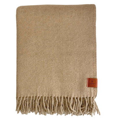 Klippan - True | wollen plaid van gerecyclede- en lamswol Cream