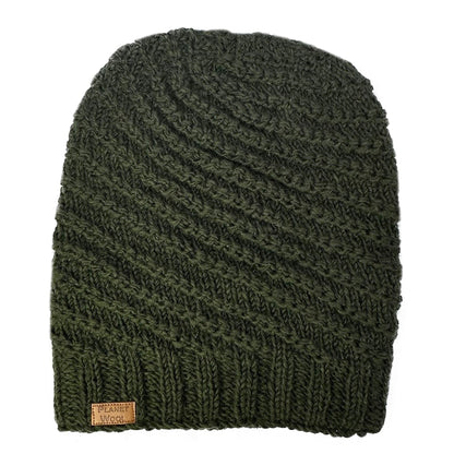 Planet Wool - Long hat | wollen muts Green