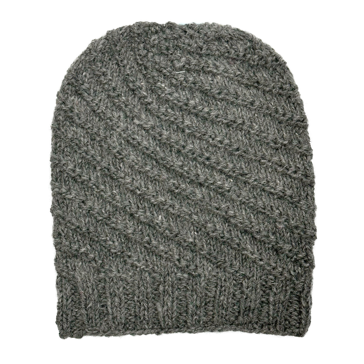 Planet Wool - Long hat | wollen muts Grey
