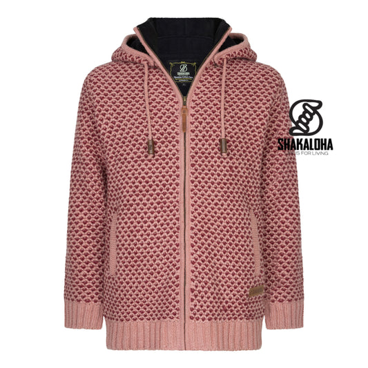 Shakaloha - Marlina Old Pink | wollen damesvest