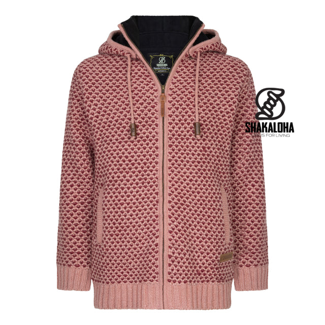Shakaloha - Marlina Old Pink | wollen damesvest