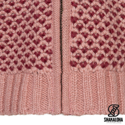 Shakaloha - Marlina Old Pink | wollen damesvest