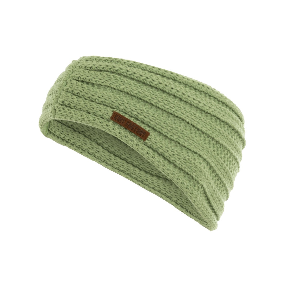 Knit Factory - Nica headband | gebreide hoofdband Sage Green