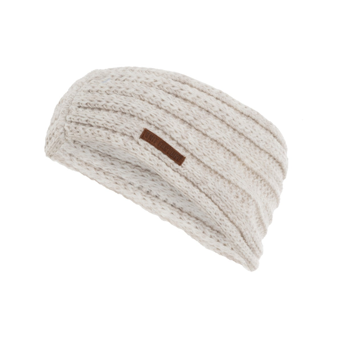 Knit Factory - Nica headband | gebreide hoofdband Beige