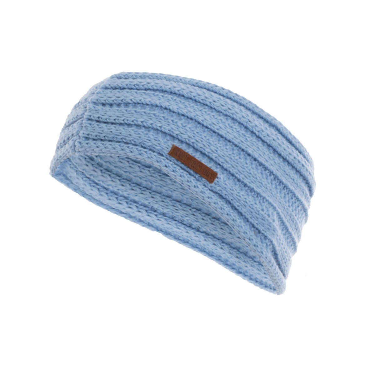 Knit Factory - Nica headband | gebreide hoofdband Crystal Blue