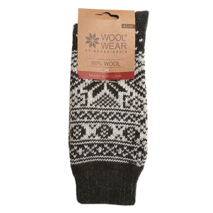 Norwool - Socks snowflake | woolen socks