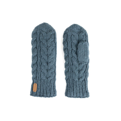 Erin Knitwear - Aran Cable Mittens | wanten van wol