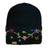 Black / coloured flowers