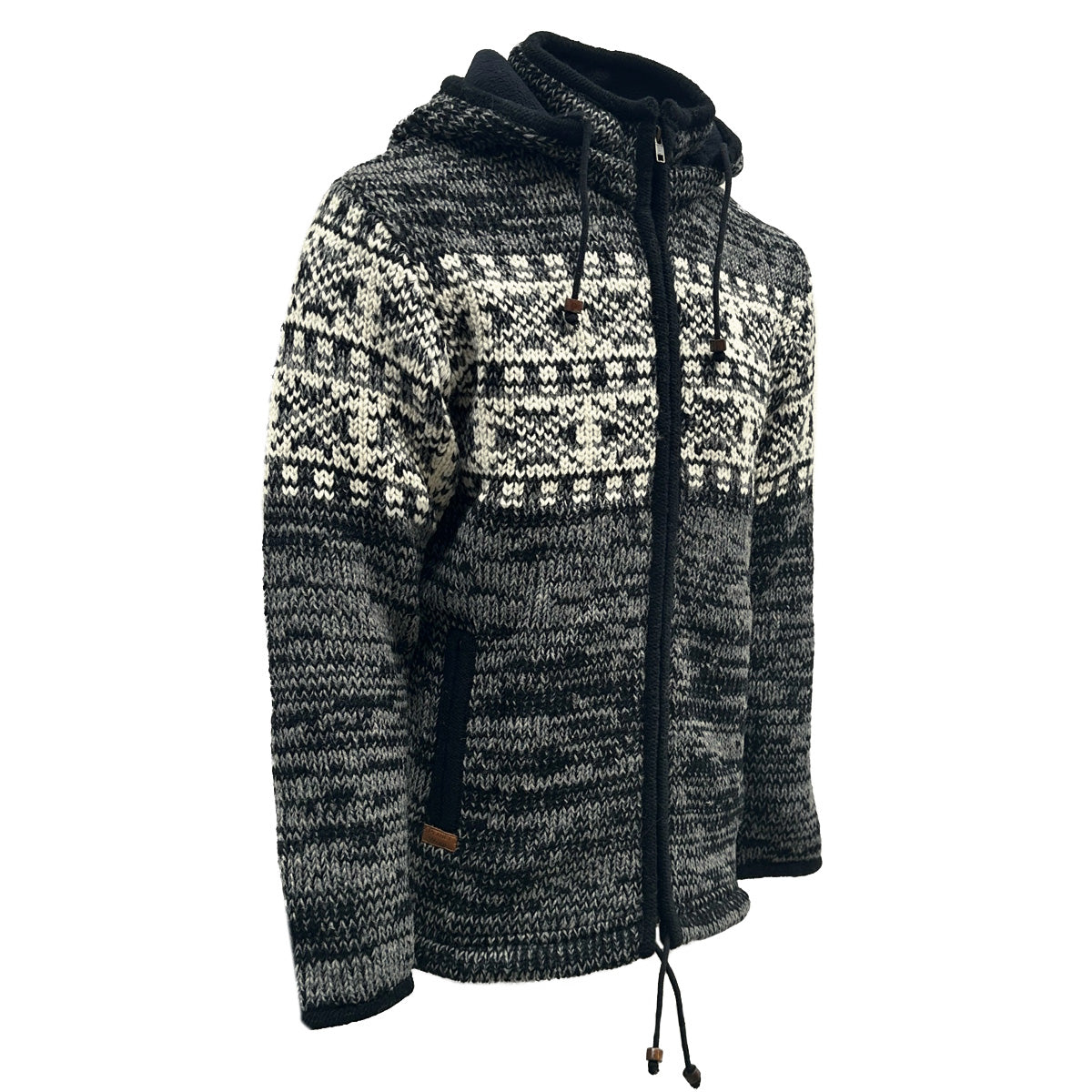 Planet Wool - Hatti Jacket | wollen vest met fleecevoering