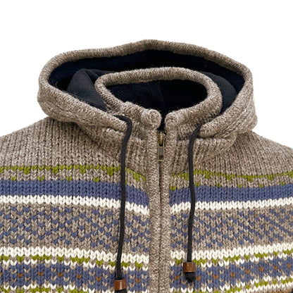 Planet Wool - Chest Pattern | wollen vest met fleecevoering