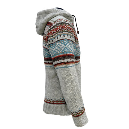 Planet Wool - Chest Pattern | wollen vest met fleecevoering