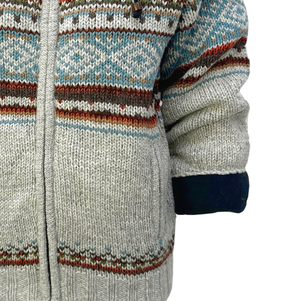 Planet Wool - Chest Pattern | wollen vest met fleecevoering