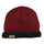 Planet wool - Round hat extra | wollen muts met omslag Maroon