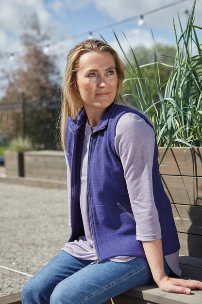 Ivanhoe Knitted in Sweden - Flora Vest | wollen dames bodywarmer