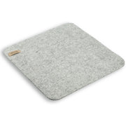 Glerups - seat cushion | wollen stoelkussen vierkant 32cm. Grey 32x32 cm.