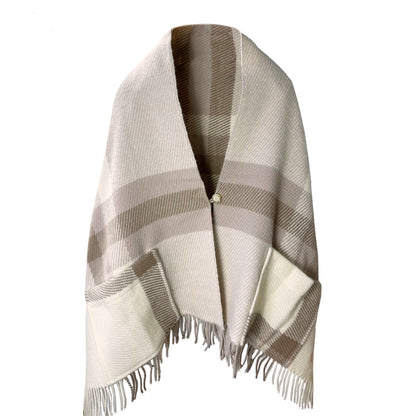 Belpo - Scarf pockets | grote wollen sjaal met zakken