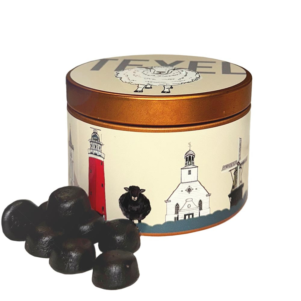 Texelana Schapenkeutels | dropjes in blik - 150 gram