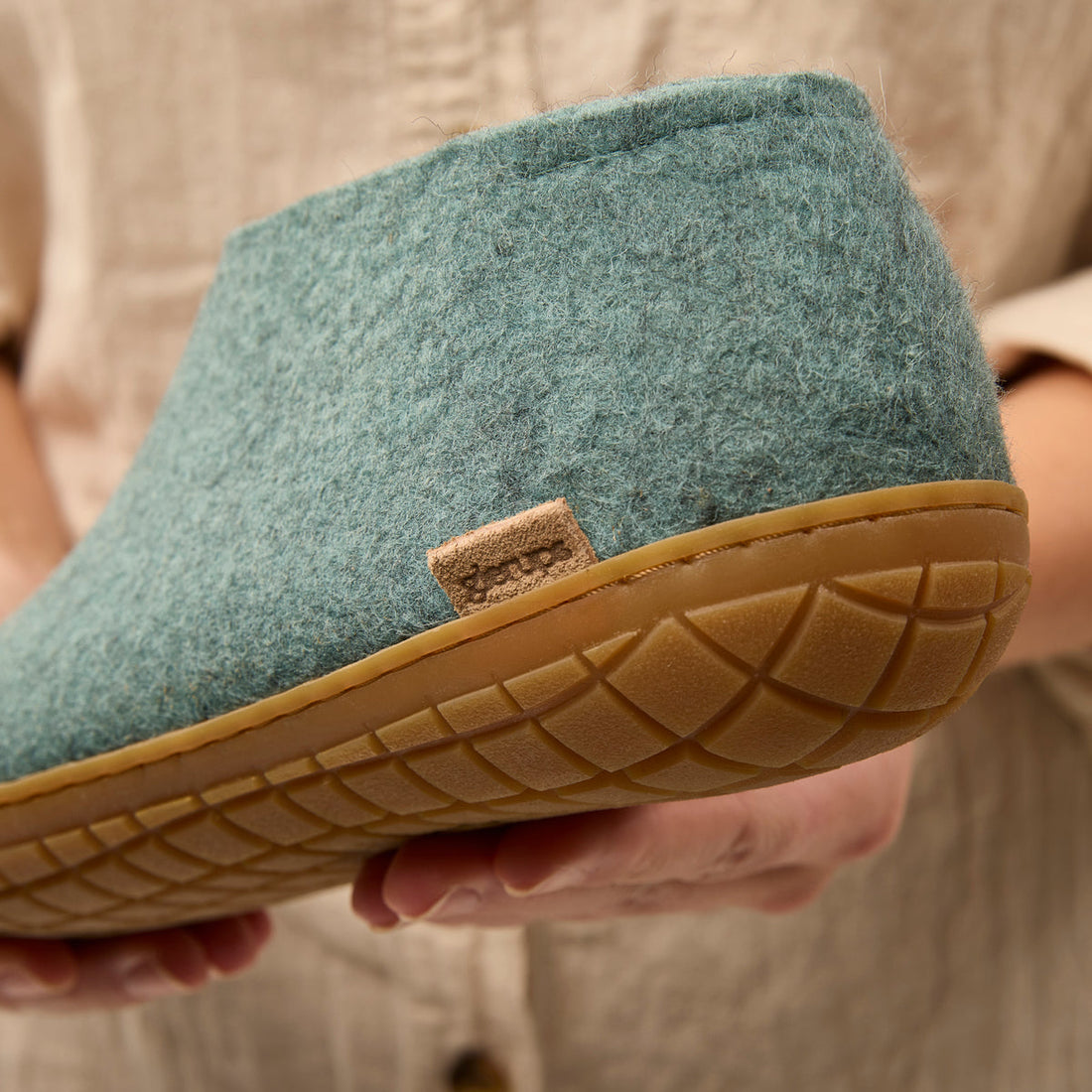 Glerups | schoen met rubber zool - North sea