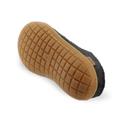 Glerups | instapper met rubber zool - charcoal