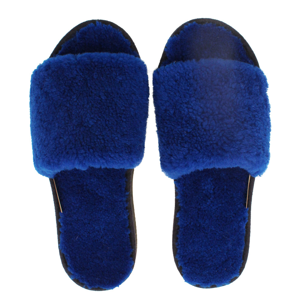 Texelana Strandloper | slipper van schapenvacht Jeans