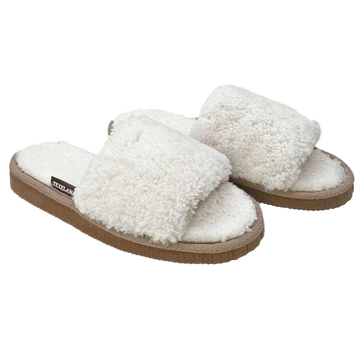 Texelana Strandloper | slipper van schapenvacht