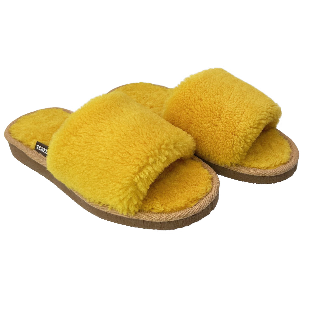 Texelana Strandloper | slipper van schapenvacht