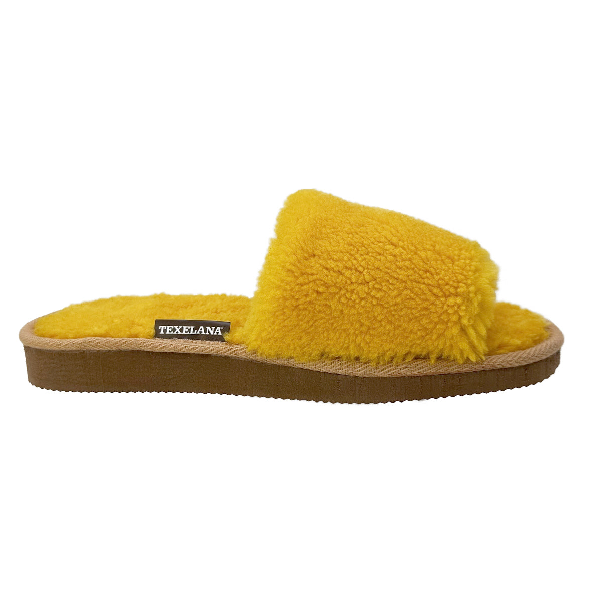 Texelana Strandloper | slipper van schapenvacht