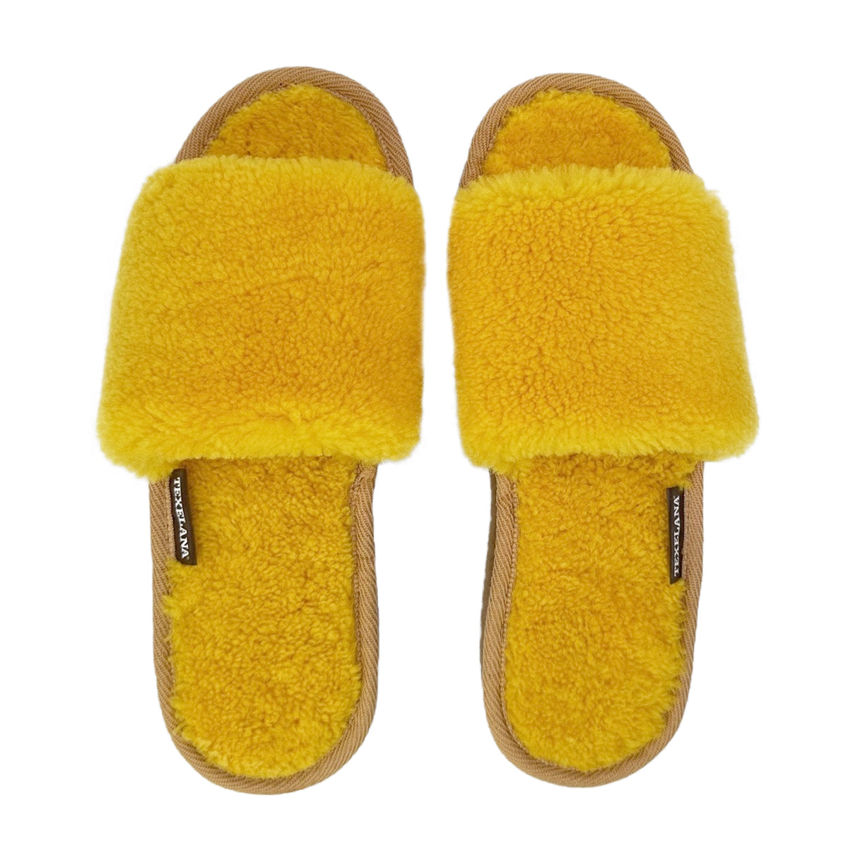 Texelana - Zanzibar | schapenvacht slipper Yellow