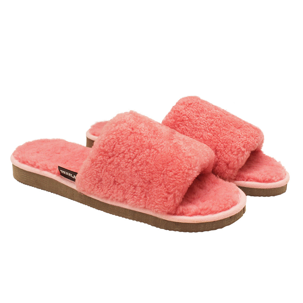 Texelana Strandloper | slipper van schapenvacht