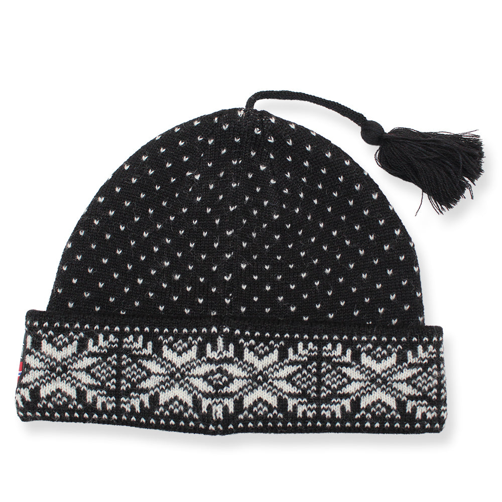Norlender - Snowflake hat | wollen muts Black