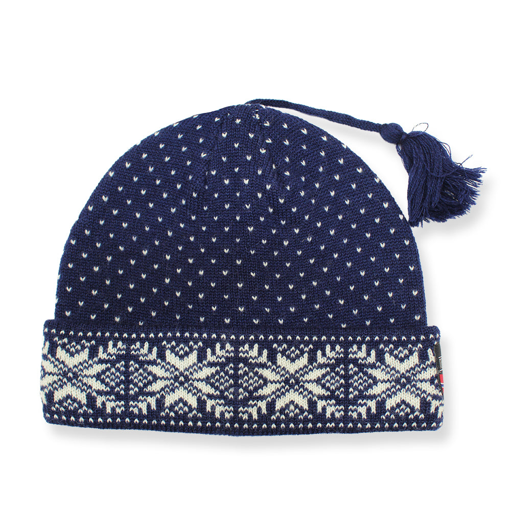 Norlender - Snowflake hat | wollen muts Navy