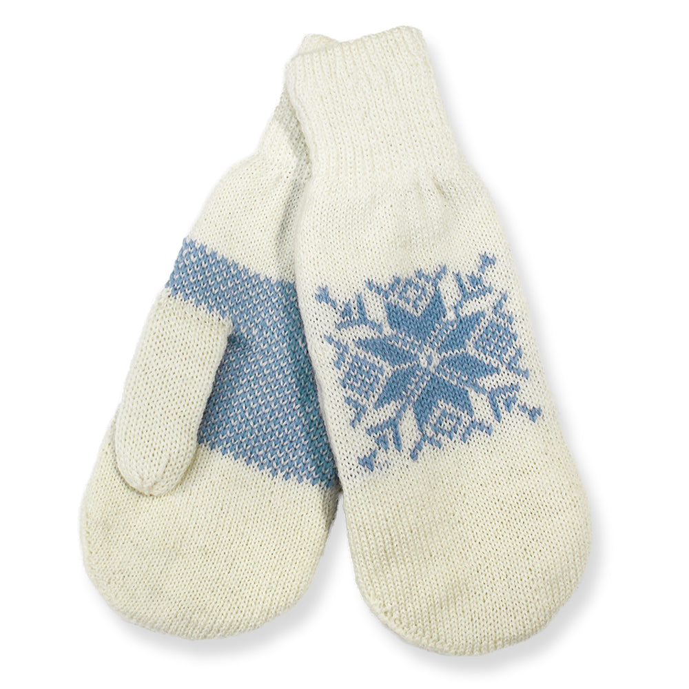 Norlender - Snowflake mittens | wool mittens